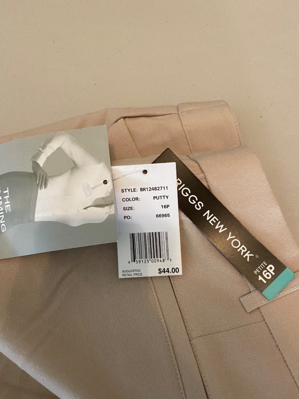 Briggs New York Slimming Solution Tummy Control Pants Size 16 Petite - Picture 5 of 12